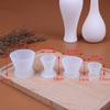 4Pcs/Set Dental Flexible Silicone Mixing Cup Dental Silicone Rubber Mixing Bowl