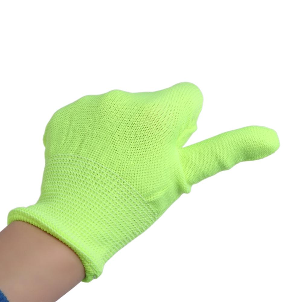 1 Pair Durable Green Gloves Breathable Neon Glove Party Decor Supplies Fluorescent Gloves Nightclub