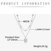 SACE GEMS Classic Luxury Zircon Women Pendant Necklace Jewelry Wedding Promise Party Gift