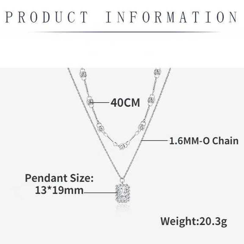 SACE GEMS Classic Luxury Zircon Women Pendant Necklace Jewelry Wedding Promise Party Gift