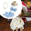 Girl Doll Clothes Bow Headdress Decor Tulle Dress Set for Dolls Age 57 810 Style A