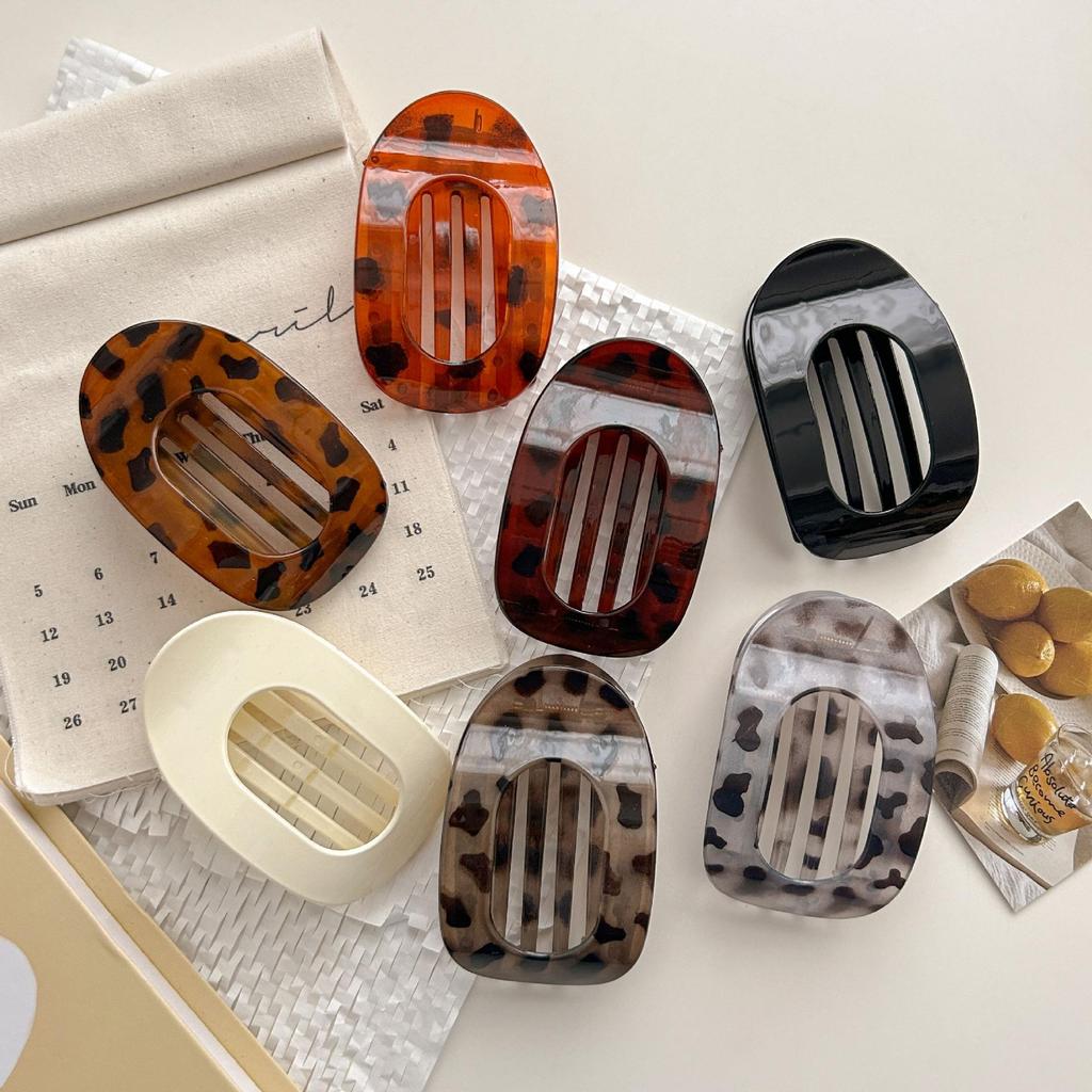 Korean Vintage Hair Clip Claw Clamp Elegant Simple Women Updo Hair Clips Headwear Girls Hair Accessories