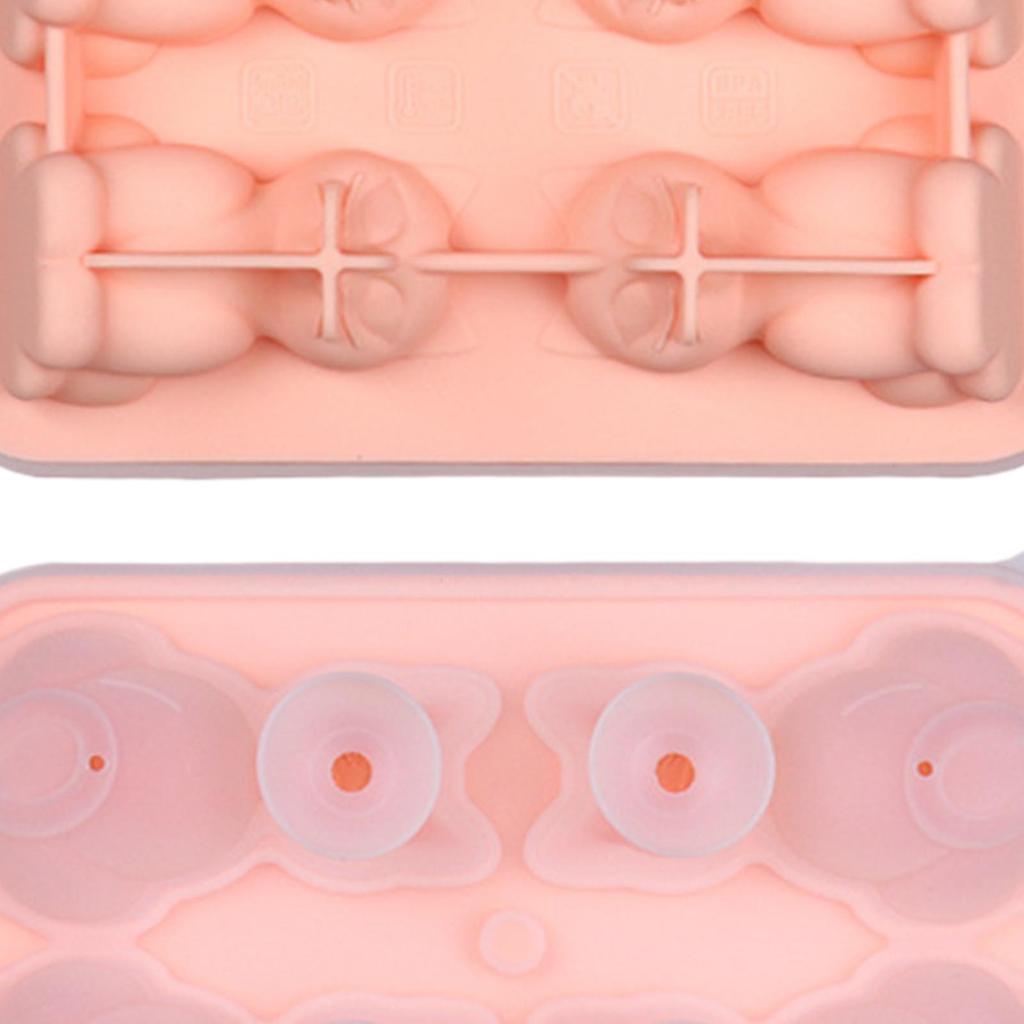 Silicone Ice Cubes 3D Cat Ice Block Mold Easy to Release Silicone Ice Hockey Device Household Kitchen Ice Making Molds ice Tray