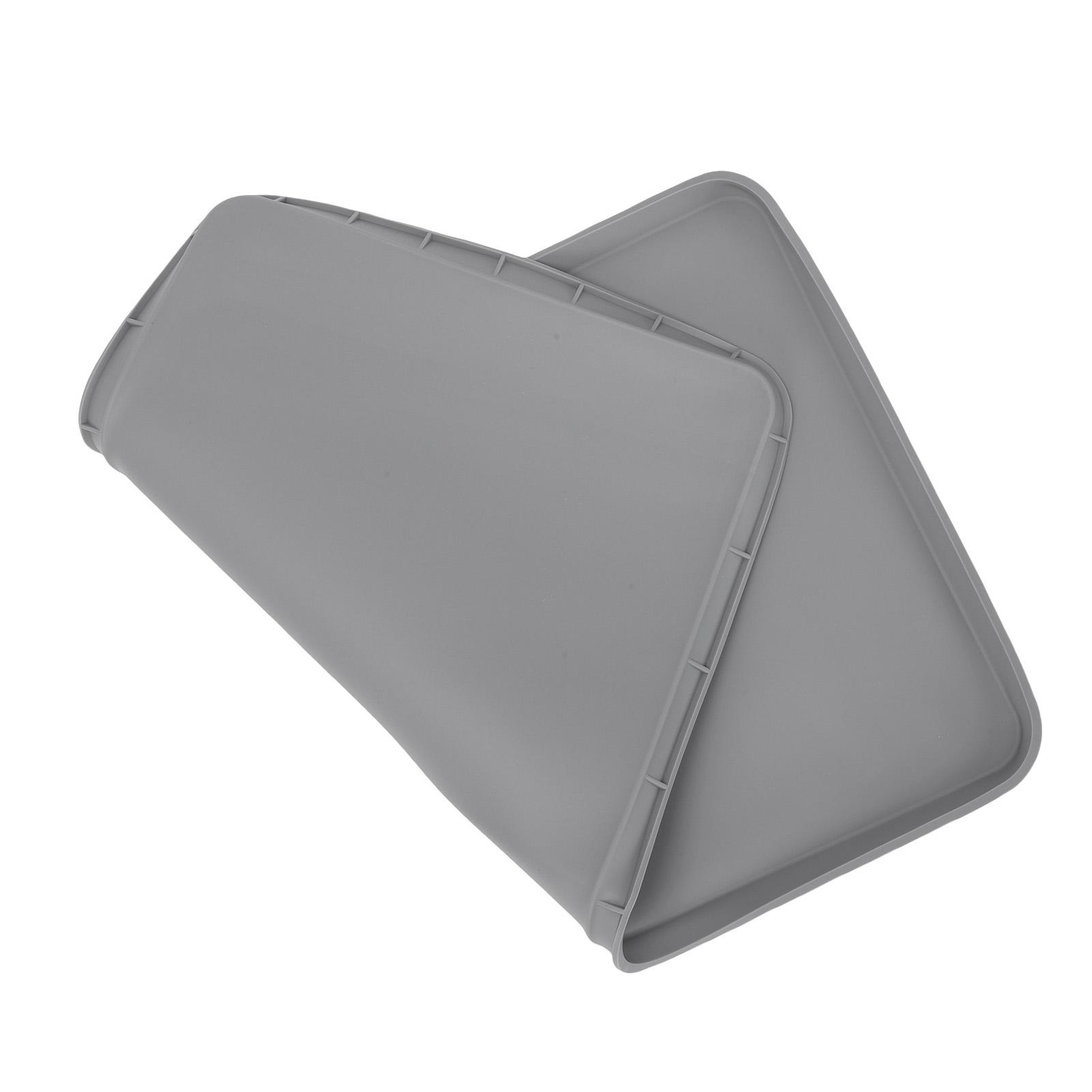 Coffee Mat with Raised   18.5x11in Waterproofing Heatproof Non Slip Multifunctional Silicone Coffee Machine Mat for Kitchen