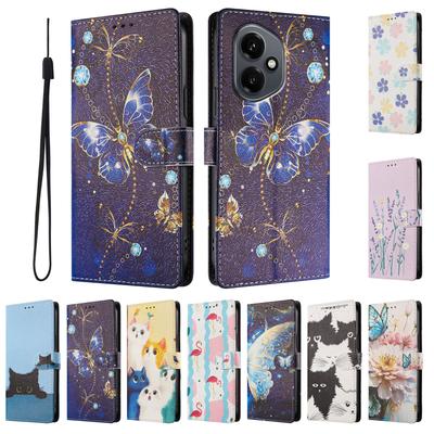 Hülle Für Honor 400 Smart Leder Klapphülle für Huawei Honor 400 200 90 Pro Lite Smart Wallet Buchständer Magnetische Abdeckung