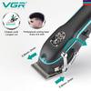 VGR V-123 Professional Men's High-power Corded Hair Clipper for Salon Electric Hair Clippers with Multiple Sizes Limited Combs and Adjustable Blades
