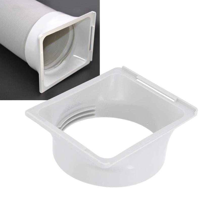 Air Conditioner Exhaust Hose Coupler Universal Thread Square to Round Portable Exhaust Duct Hose Adapter Accessories
