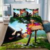 Exquisite 3D F-Ferdinand Wallpaper Cartoon Bull Digital Printing Bedding Set Duvet Cover Comforter Bed Girl Boys Gift