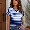 Women O‑Neck 3D Graphic Print T‑Shirt Short Sleeve Lightweight Summer Casual Loose Ladies Tops