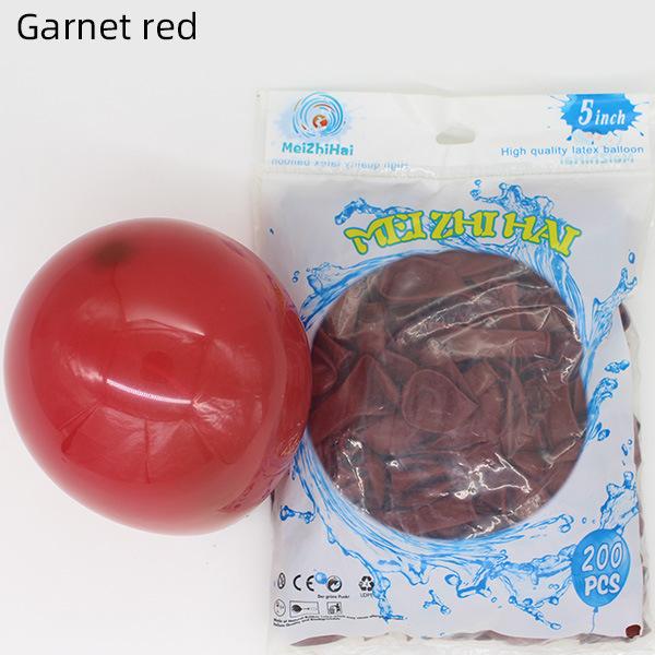 5 Inch (200pcs/bag) Matte Balloons Wedding Birthday Backdrop Latex Balloon Decoration