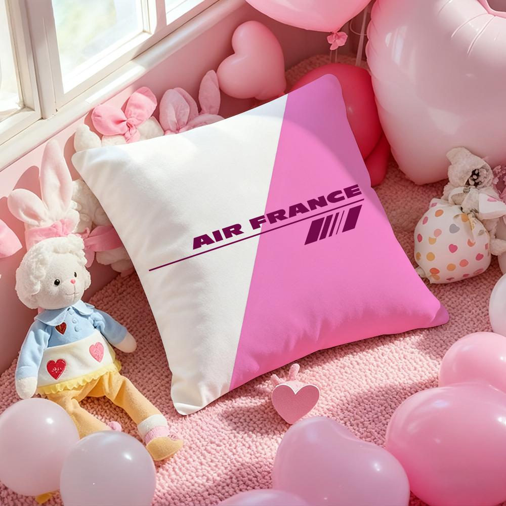 Air France Kissenbezug Musterbedruckter Kissenbezug für Wohnzimmer Sofakissenbezug & Schlafzimmerdekoration