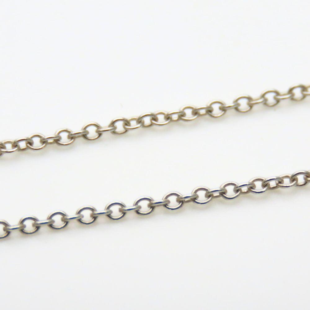 Used TIFFANY&Co. Necklace Small Cross Silver925 2.7g Silver El Saperetti