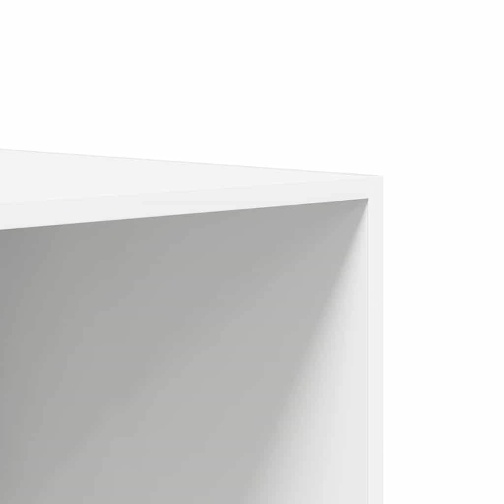 White Wardrobe 100 x 50 x 200 cm Particleboard
