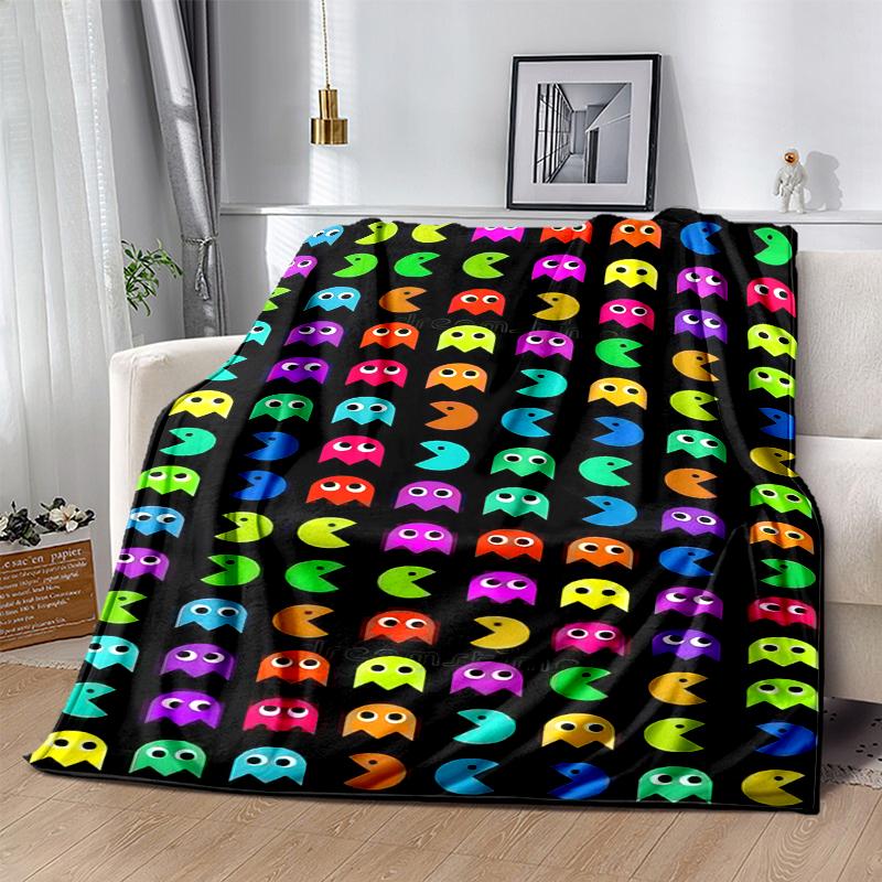 Pixel-Spiel Flanelldecke Weich Warm Ganzjahres-Überwurf, Design für Camping, Autoreisen, Wandern Sofa, Bett, Büro Perfektes Geschenk für Partys