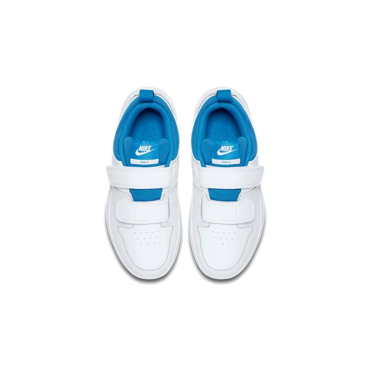 Nike Pico 5 Low Top Kids' Skateboarding Shoes White Blue Children Aged 3 7 Years Old AR4161-103
