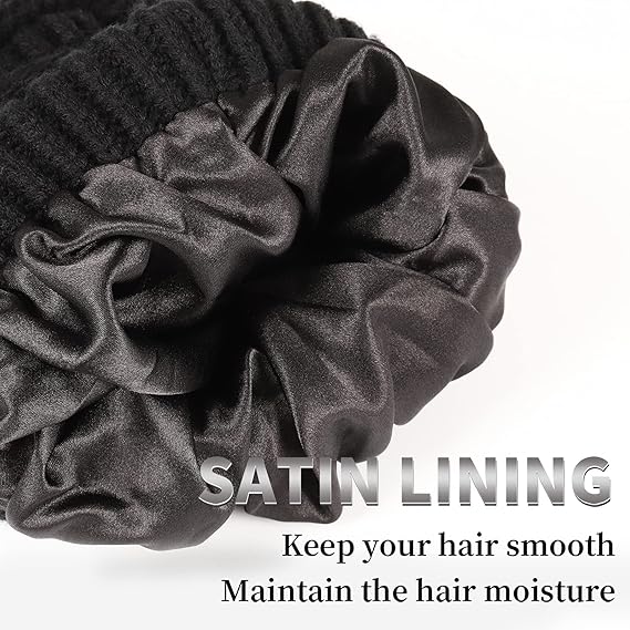 Extra Thick Knitted Cap For Winter Safe Ingredients Soft Texture Beanie Hats Knitted Hat Hat Winter