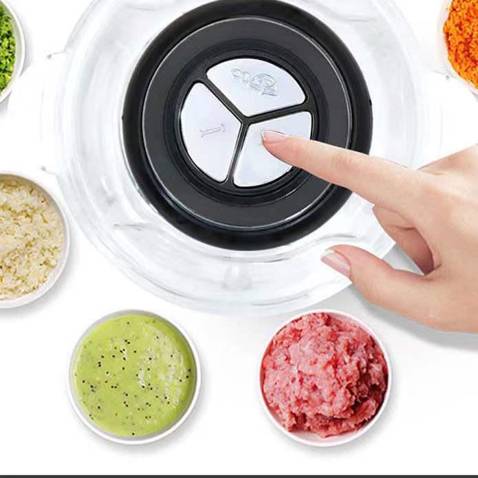5L Electric Meat Grinder & Food Processor: Multifunctional Stainless Steel, Ideal for Garlic, Chili, and Household Use