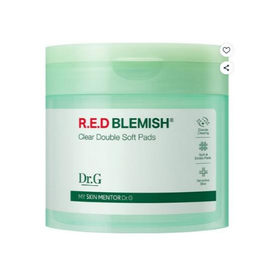Dr.G Red Blemish Clear Soothing Double Pad Exfoliating & Calming Care 180ml 60 Pads