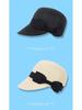 Women's Japanese-Style Casual Straw Fedora with Bowknot—Ideal for Sunshade and Beach Outings.