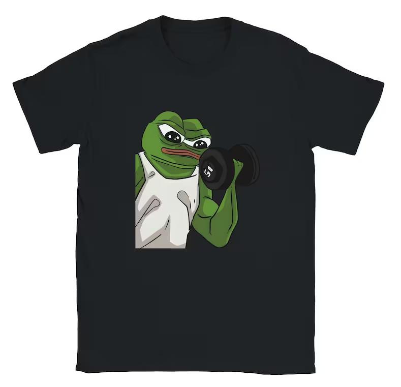 Новая футболка унисекс для зала Pepe T-Shirt Gildan5000 S