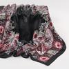 90*90cm Women's Hair Scarf Bonito Fashion Designer Paisley Foulard Soft Square Square Stem Silk Scarves