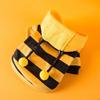 1PC Pet Clothing Creative Fleece Material Funny Pet Sweatshirt Stylish Pet Apparel Bee Design Cat Lovers Yellow