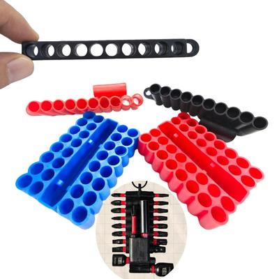 2/3/5Pcs 10/22/32 Holes Storage Case Screw Driver Head Drill Bits Stand Case Tool 1/4" Hex Shank Screwdriver Bit Holder