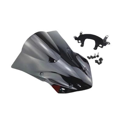 Motorcycle Double Bubble Windshield WindScreen Screen Kawasaki Z900 Z 900 2017 2018-19 Modification Front Windshield Glass