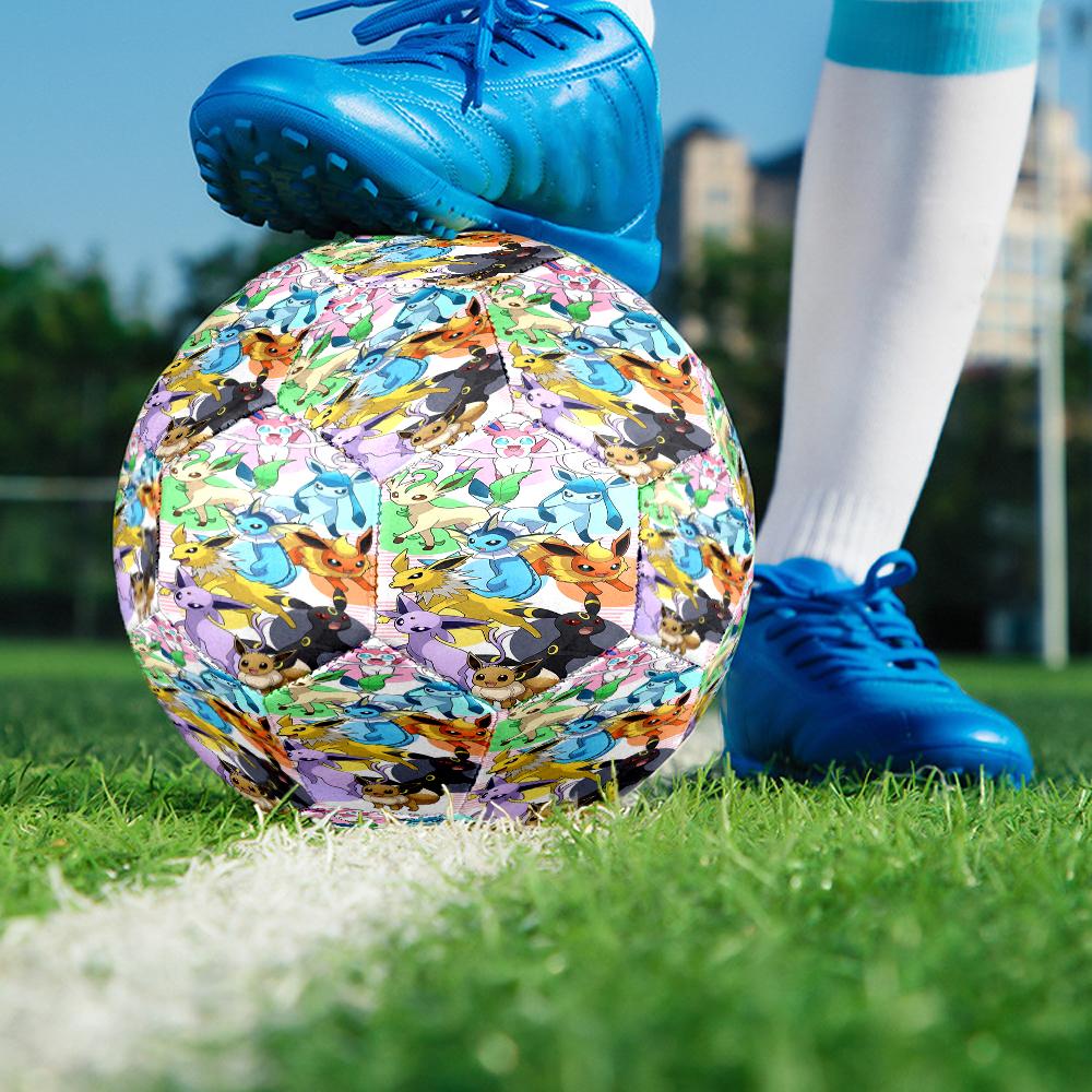 Pokémon Theme Size 5 Soccer Ball, Suitable for Both Indoor and Outdoor Matches, a Gift Suitable for Everyone.