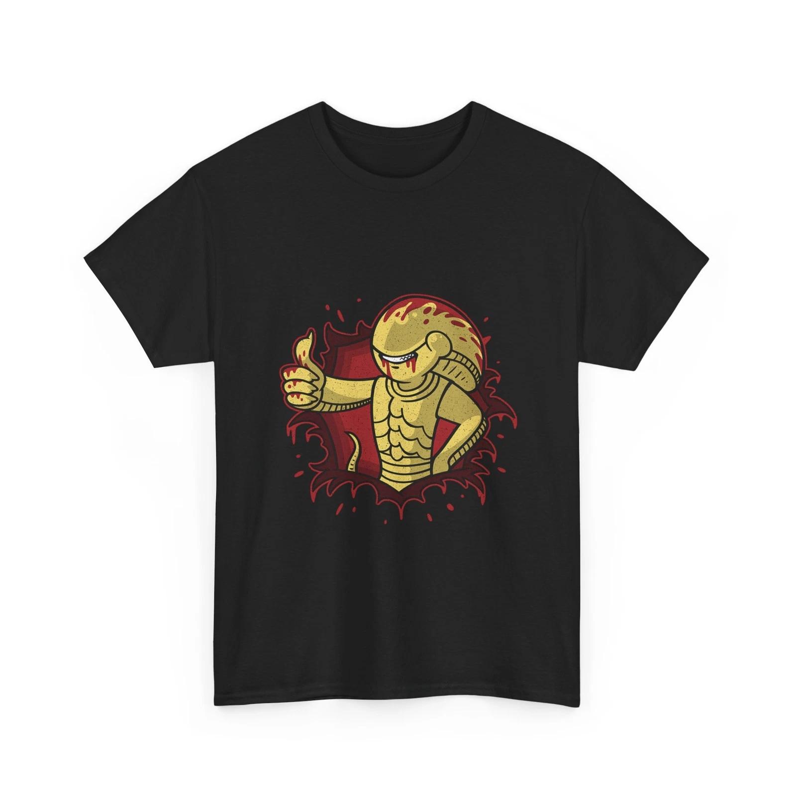 Aliens T-Shirt | Vault Alien Shirt | Chest Boy Shirt 3XL