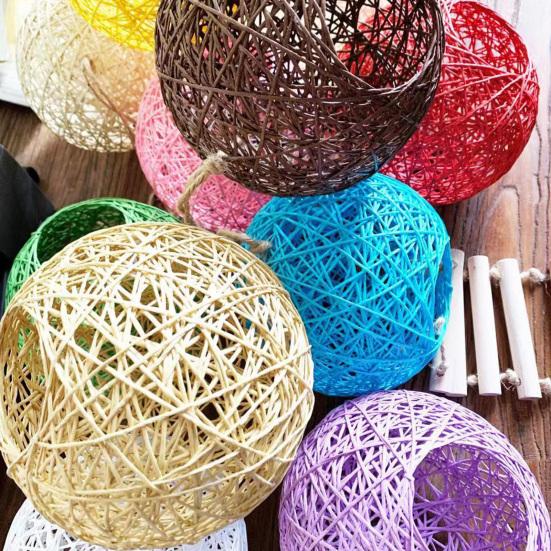 Hamster Nest Comfortable Breathable Squirrel Parrot Hamster Sleeping Bed Rattan Hammock for Pet Cage