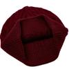 Pure wool knitted hat men's wool hat outdoor ear protector head warm the elderly cold hat men ski hat men