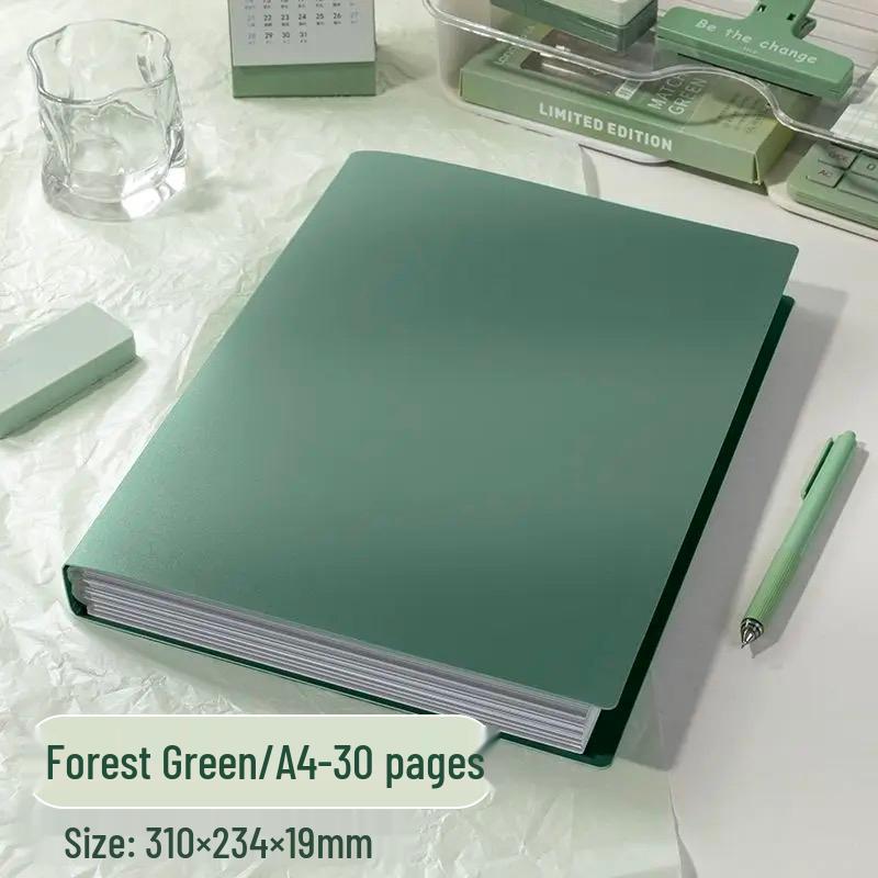 Landscaping Sticker & Photo Album A5 Loose-Leaf, Polaroid & Postcard Card Holder, A4 Single Grid Large