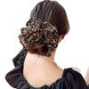Four-layer Extra-Large Leopard Print Y2K Scrunchie - Early Autumn Style Bun Hair Tie