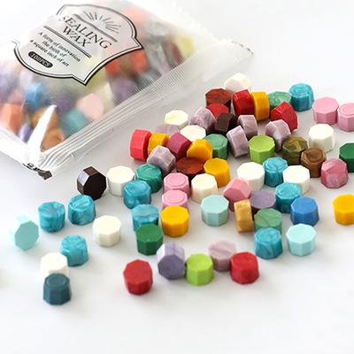 100 ks Retro pečetidlo Míchání barev voskové pečetní korálky DIY Scrapbooking Razítko řemeslné potřeby Svatební narozeninová párty Vosk DIY materiál
