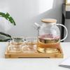 1L/1.8L Borosilicate Glass Teapot Large Capacity Heat Resistant Tea Pot Flower Tea Puer Juice Kettle Office Home Water Kettle