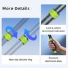 Aluminum Alloy Telescopic Stick Wear Resist Riding Selfie Sticks Double Clamp Handlebar Selfie Stick Cycling Accessories