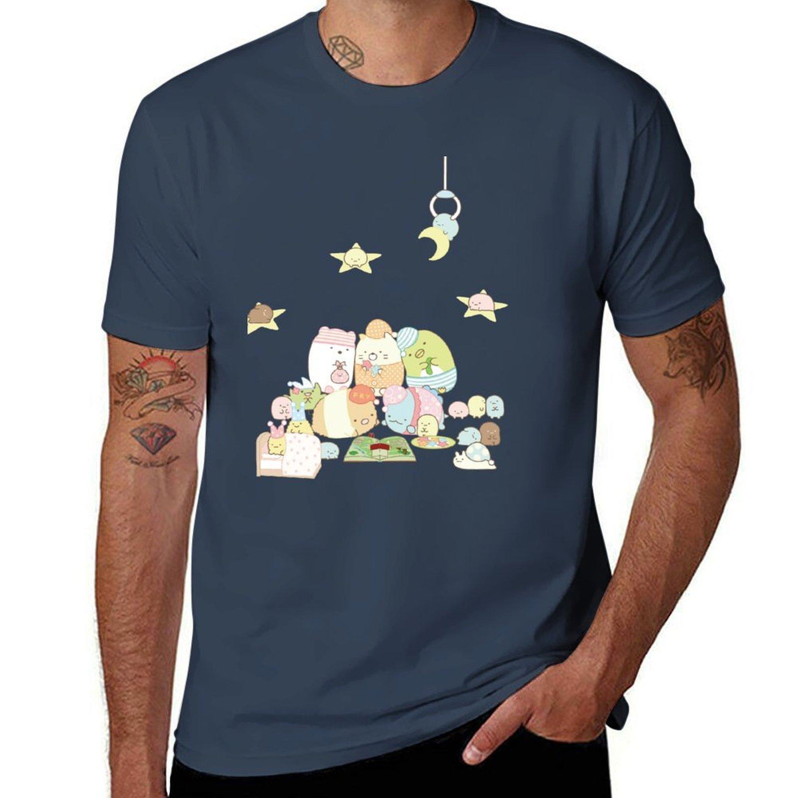 Sumikko Gurashi Pajama Party Tshirt Summer Sports Quick Dry Tshirt S