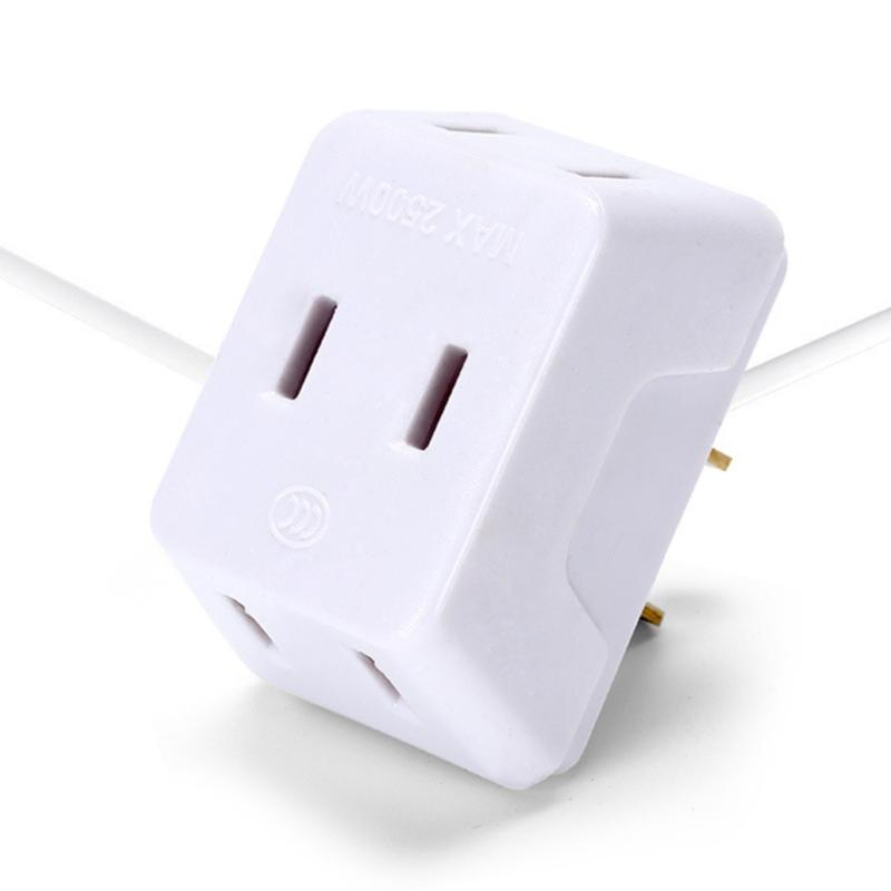 Mehrere Länder Reiseadapter mit 3 AC-Steckdosen Stromstecker-Erweiterung für Homeoffice und internationale Reisen