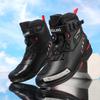 Mens Motorcycle Riding Boots Lightweight Breathable Off-Road Touring Shoes Commuting
