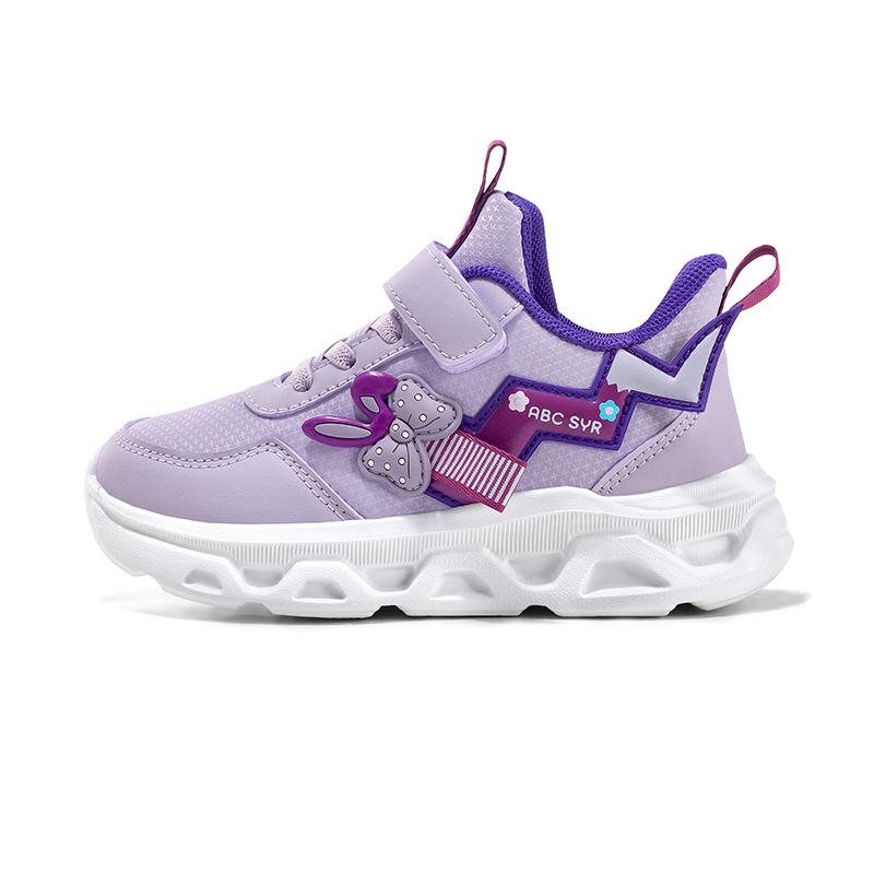 Girls' shoes 2025 autumn and winter leather classmates girls' sports shoes medium and older children's running shoes children's sports shoes tide