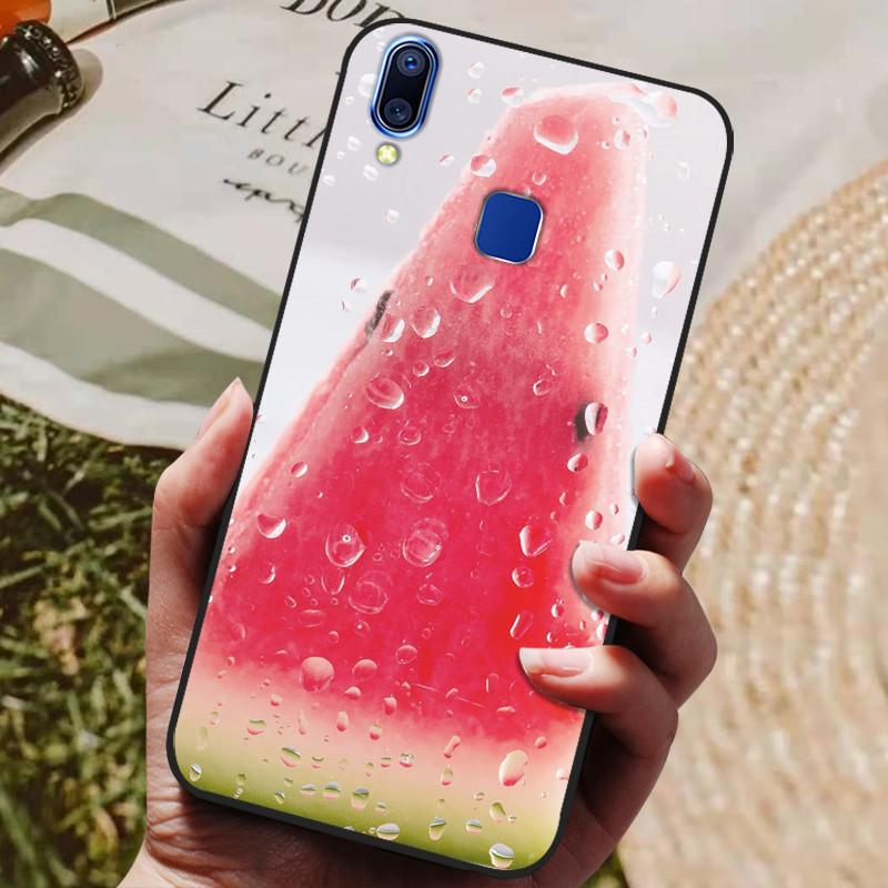 For Coque Vivo Y93 Lite Case Silicone Cartoon Painted Soft TPU Back Cover For Vivo Y91 Y95 Y93 Lite Case Y 91 Phone Cases Capas