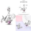 Brand New Charm Bead Components Compatible With Pendant Bead Component Copper Metal Authentic Original Bracelets Chameleon Elephant Avocado Boy Girls