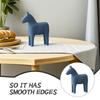 Stylish Swedish Dala Horse Figurine Art Piece Animal Statue for Bookshelves Desk Shelf Minimalist Room Aesthetic Decors