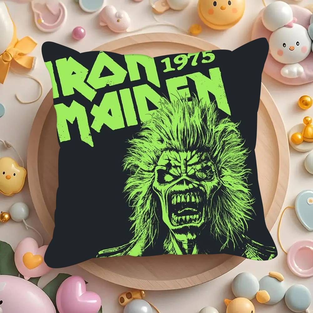 Band I-Irons horror Maidens  Pillowcases cushion covers living room sofas home decor gifts