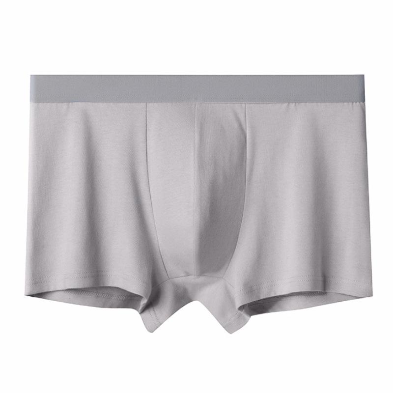 Men's Underwear Loose Mid Waist Cotton Underwear Men's Breathable Four Corner Underwear