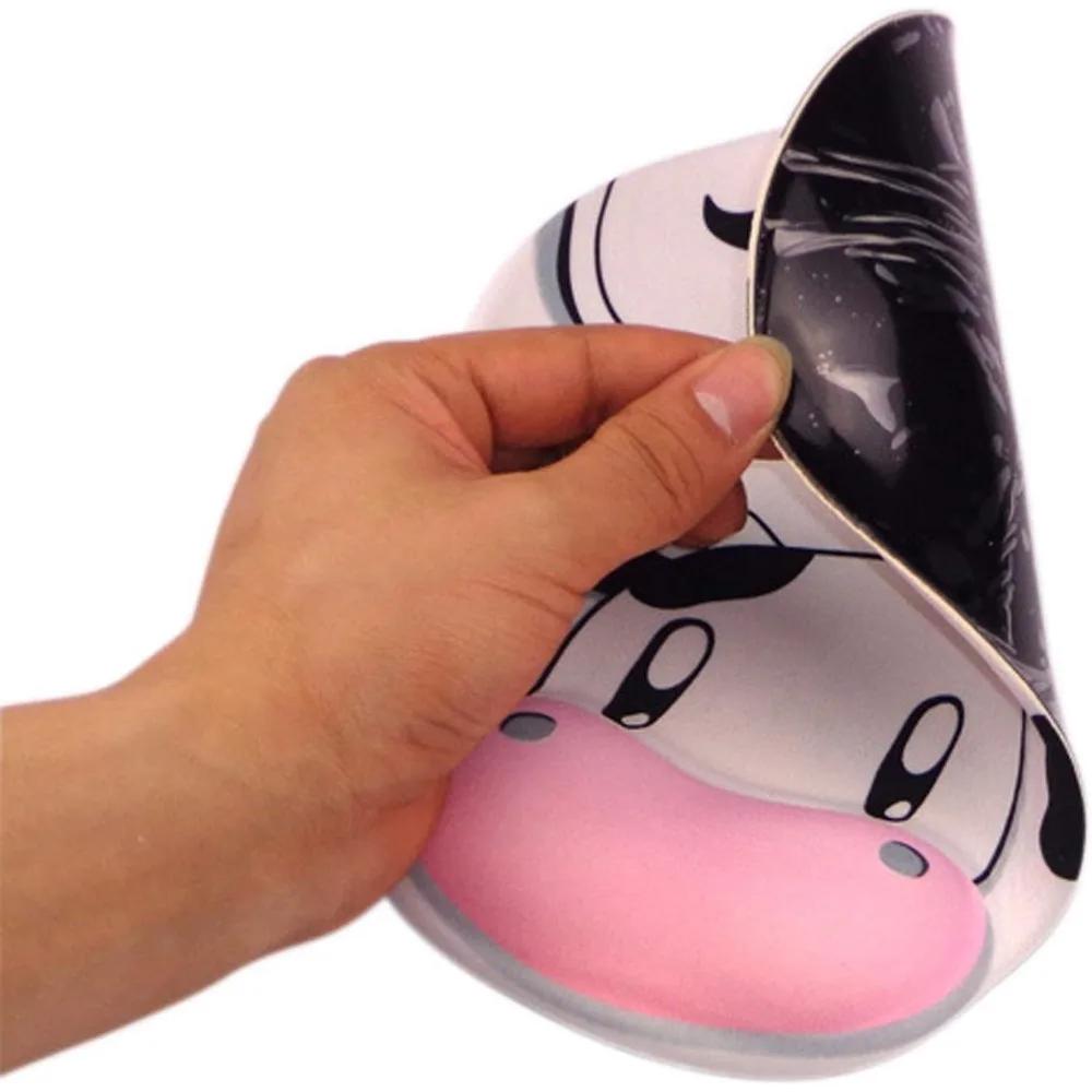 Cartoon Wrist Guard Personalized Computer Decoration Gel Wrist Guard Mouse Pad Sponge Mouse Pad Gel Mouse Pad/wrist Guard