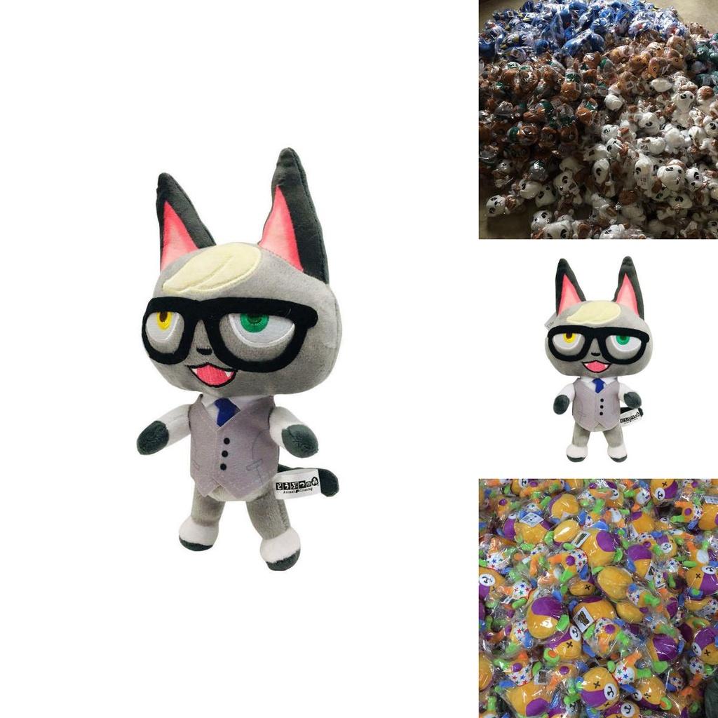 Soft And Adorable Animal Crossing Stitches Bob Marshal Raymond 8-inch Plush Toy Doll
