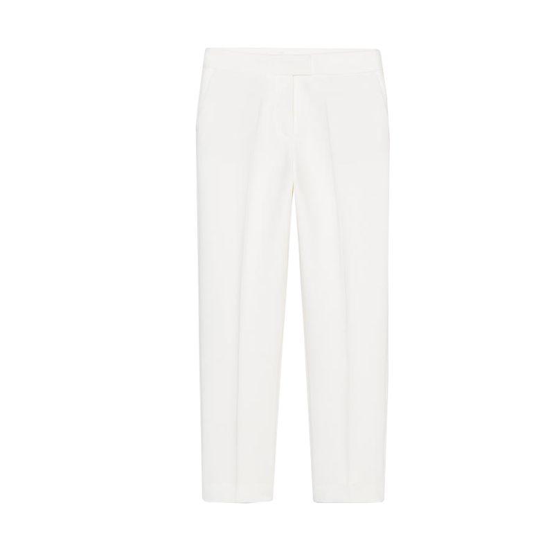 

with Padded Shoulder Double Breasted Graceful Suit Jacket 2205593 High Waist Silm Casual Pants 2199593 Grind White Pants L