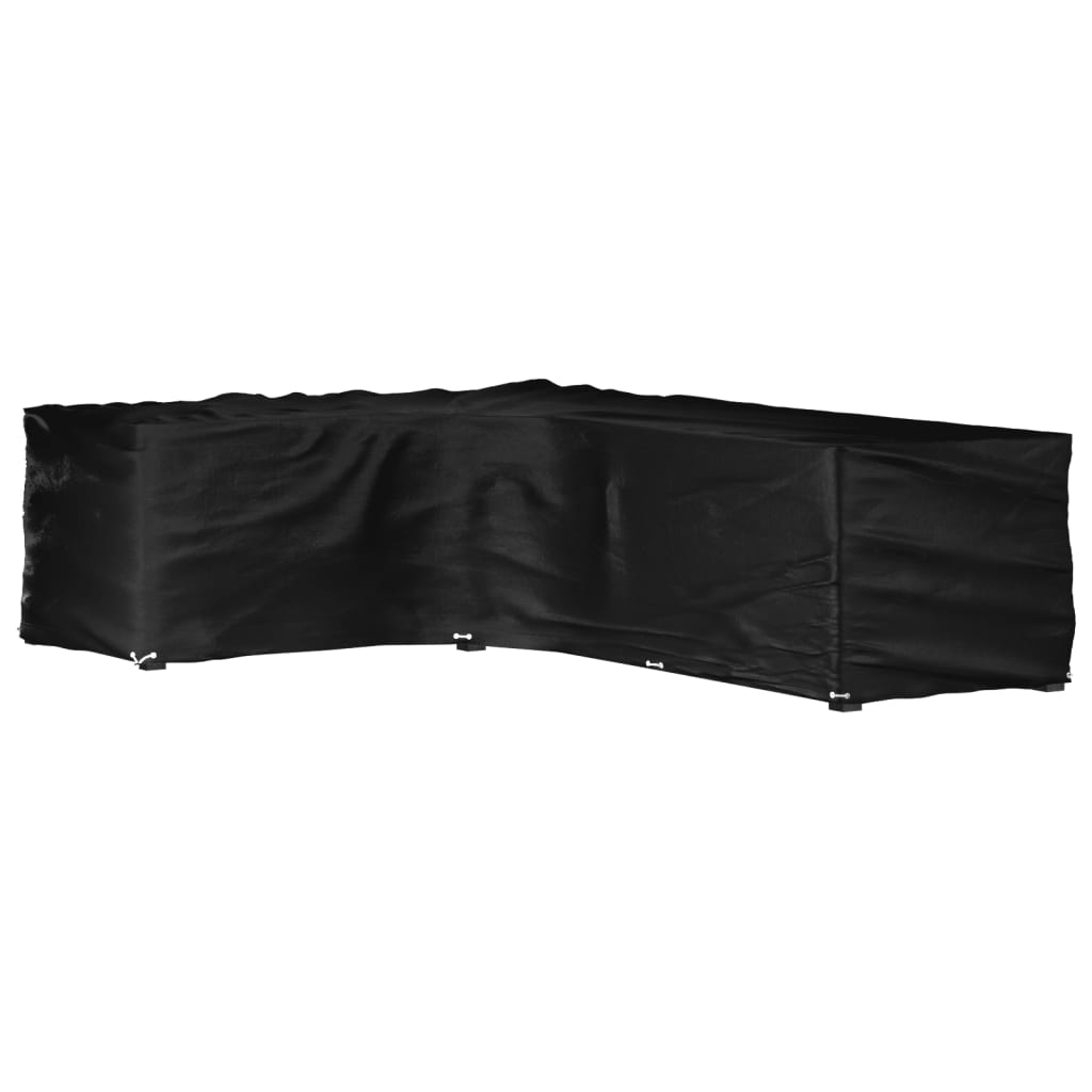 Vidaxl Eck-Gartenmöbel-Abdeckung, 18 Ösen, 220X285X80 cm